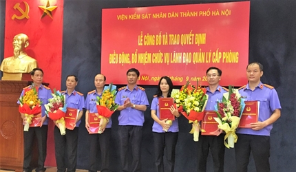 Lễ công bố, trao Quyết định điều động, bổ nhiệm chức vụ Lãnh đạo quản...